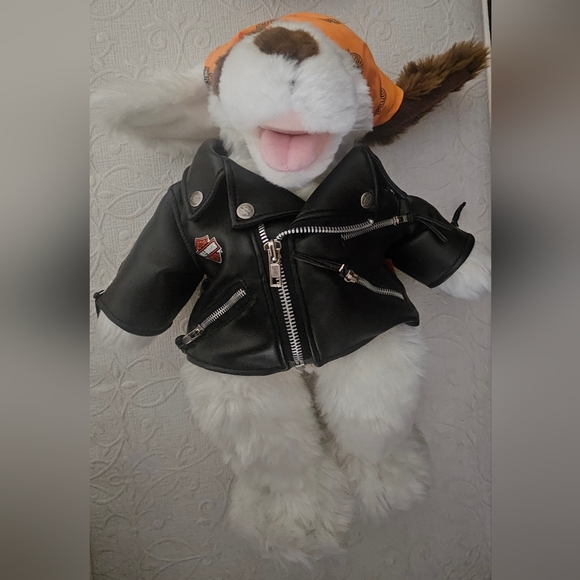 NWT Harley Davidson Motorcycles Teddy Bear Stuffed Toy 17in tall - Picture 3 of 6